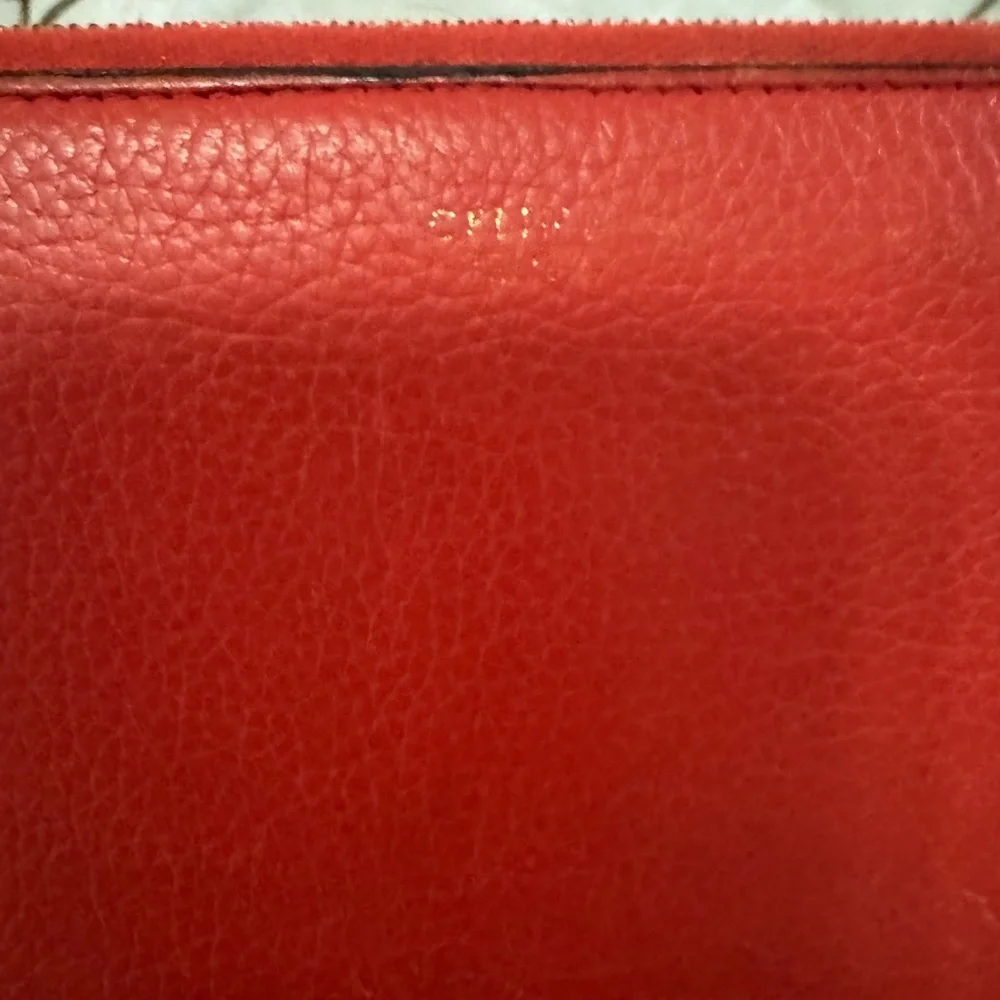 Celine Red Leather Women's wallet/cluch - Picture 3 of 8